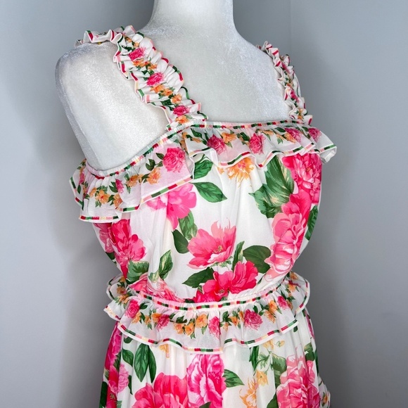 NWT Baltic Born Julieta Tiered Maxi Dress Floral M - Picture 4 of 8